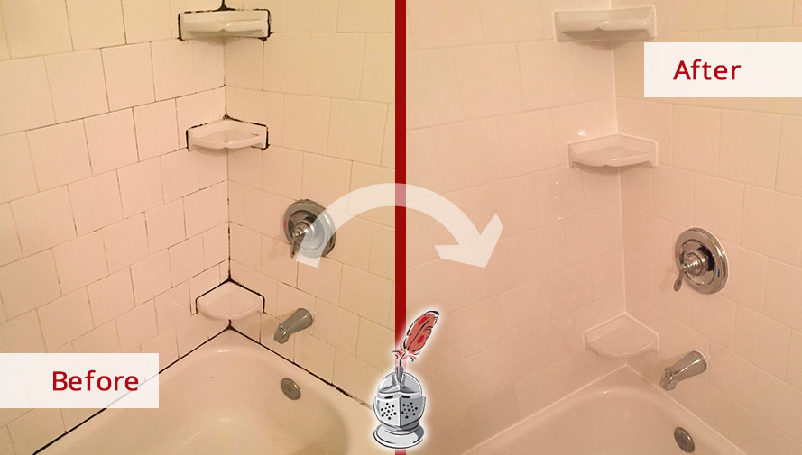 Saving A Tile Shower And Tub From Further Damage With Our