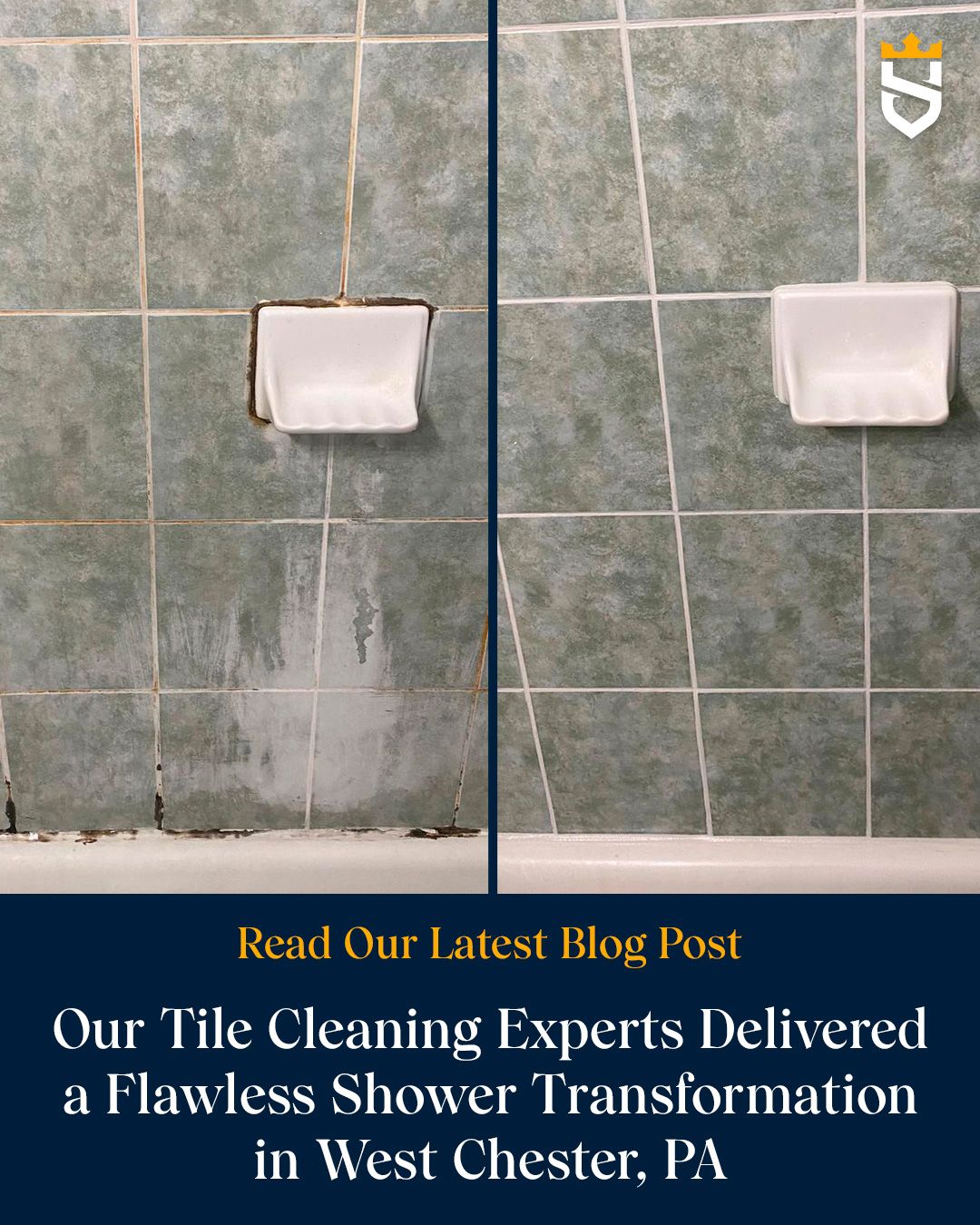 Our Tile Cleaning Experts Delivered a Flawless Shower Transformation in West Chester, PA